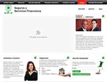 Tablet Screenshot of hfseguros.com.mx